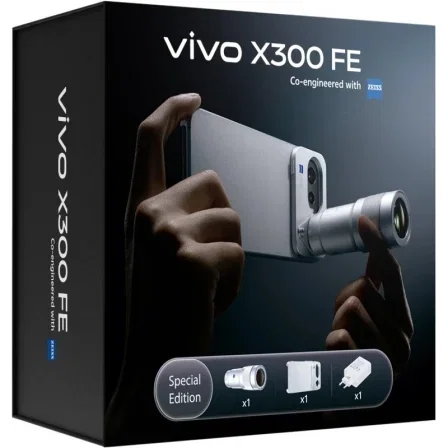 Vivo X300 FE 12GB/512GB 6.31" 5G Smartphone Púrpura + Extensor Teleobjetivo Vivo X300 FE 12GB/512GB 6.31" 5G Smartphone Púrpura + Extensor Teleobjetivo